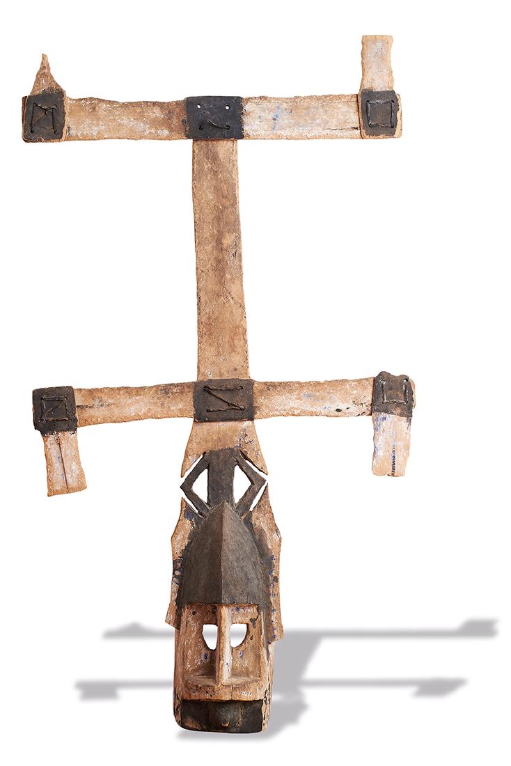Dogon Kanaga Headdress Mali: Dogon Kanaga Headdress Mali One of the most popular types of masks in the Sanga region is the type known as kanaga. Like other Dogon masks, kanaga masks are worn at rituals called dama, whose goal is