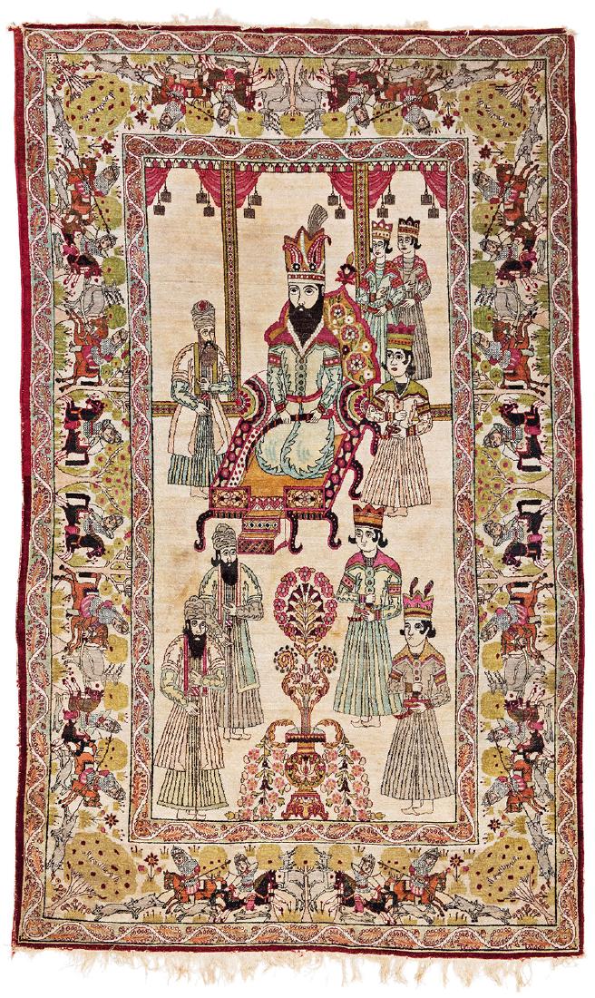 Kirman pictorial rug (1 of 2)