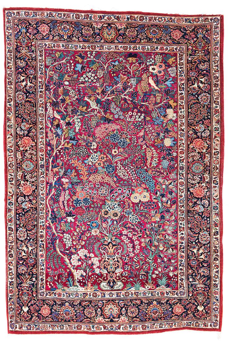 Kashan Vase Rug (1 of 2)