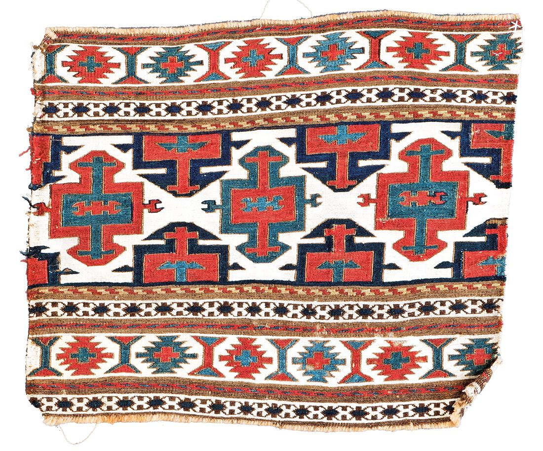 Shahsavan Sumakh Panel 45 x 38 cm (1ft. 10in. x 1ft. (1 of 2)