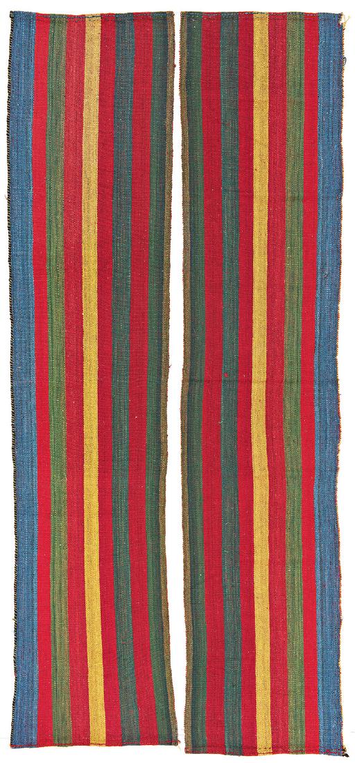 Moj Kilim: Moj Kilim 9 ft. 7 in. x 4 ft. 2 in. Persia, early 20th century Condition: good, scattered small repairs, few signs of wear Warp: wool, weft: wool Provenance: Theo Häberli private collection
