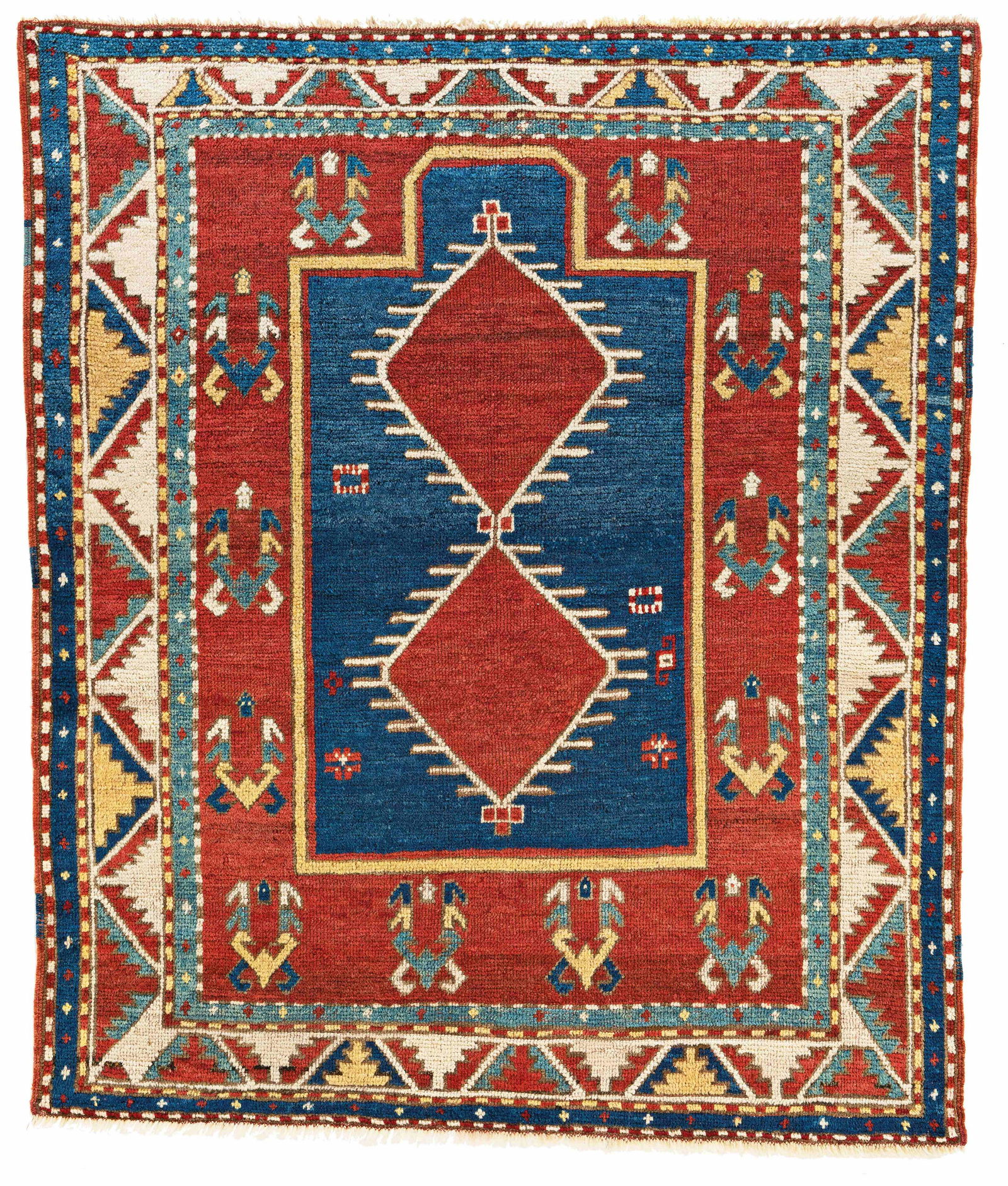 Fachralo Kazak Prayer Rug (1 of 2)