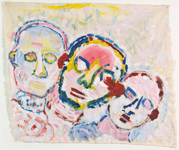 OSWALD OBERHUBER: OSWALD OBERHUBER (1931 MERAN) o. T. Öl auf Molino, 50 x 59 cm Objektrahmenmaß: 60 x 70 cm Signatur vorne rechts unten: Oberhuber Provenienz: Privatbesitz Wien