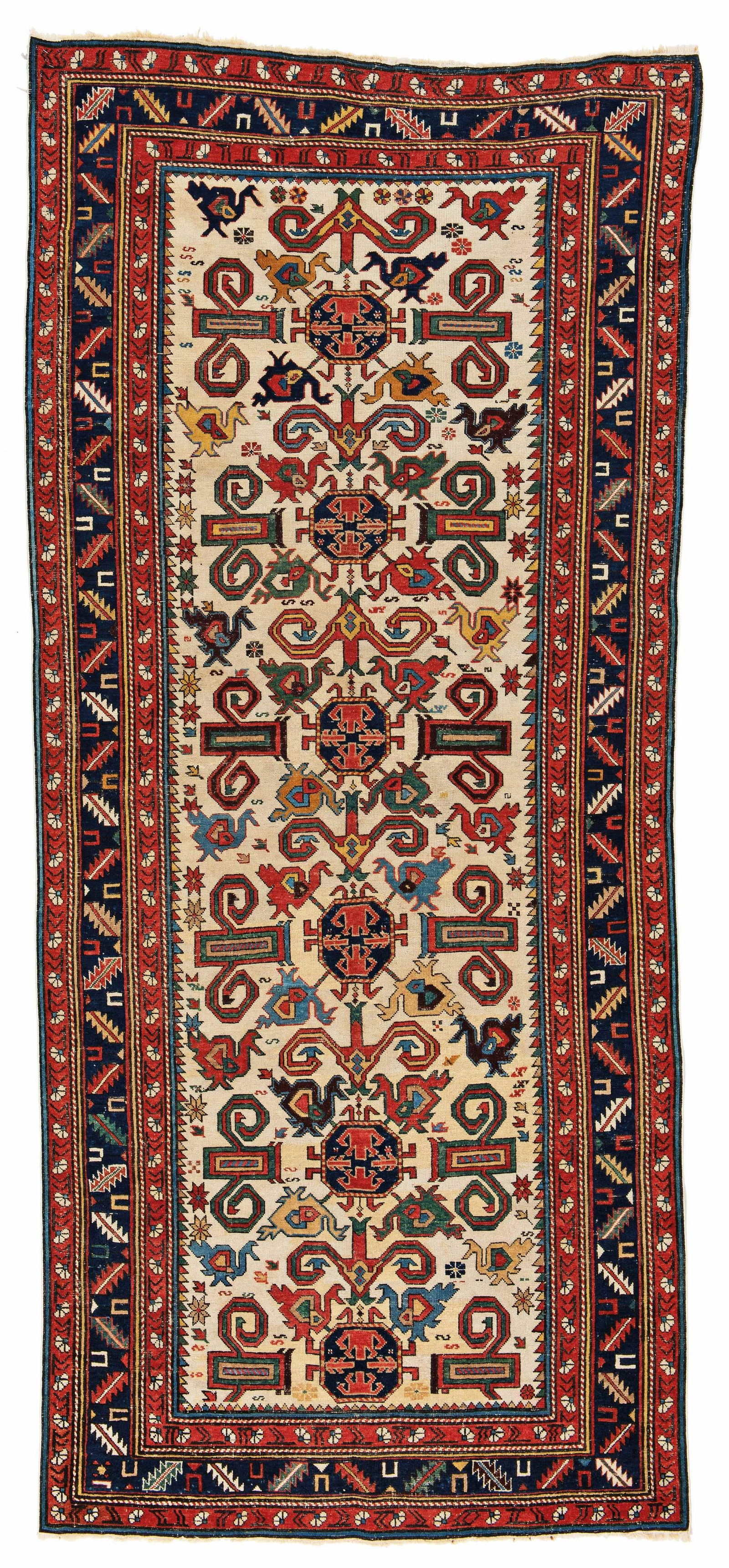 White Ground Perepedil Rug (1 of 2)
