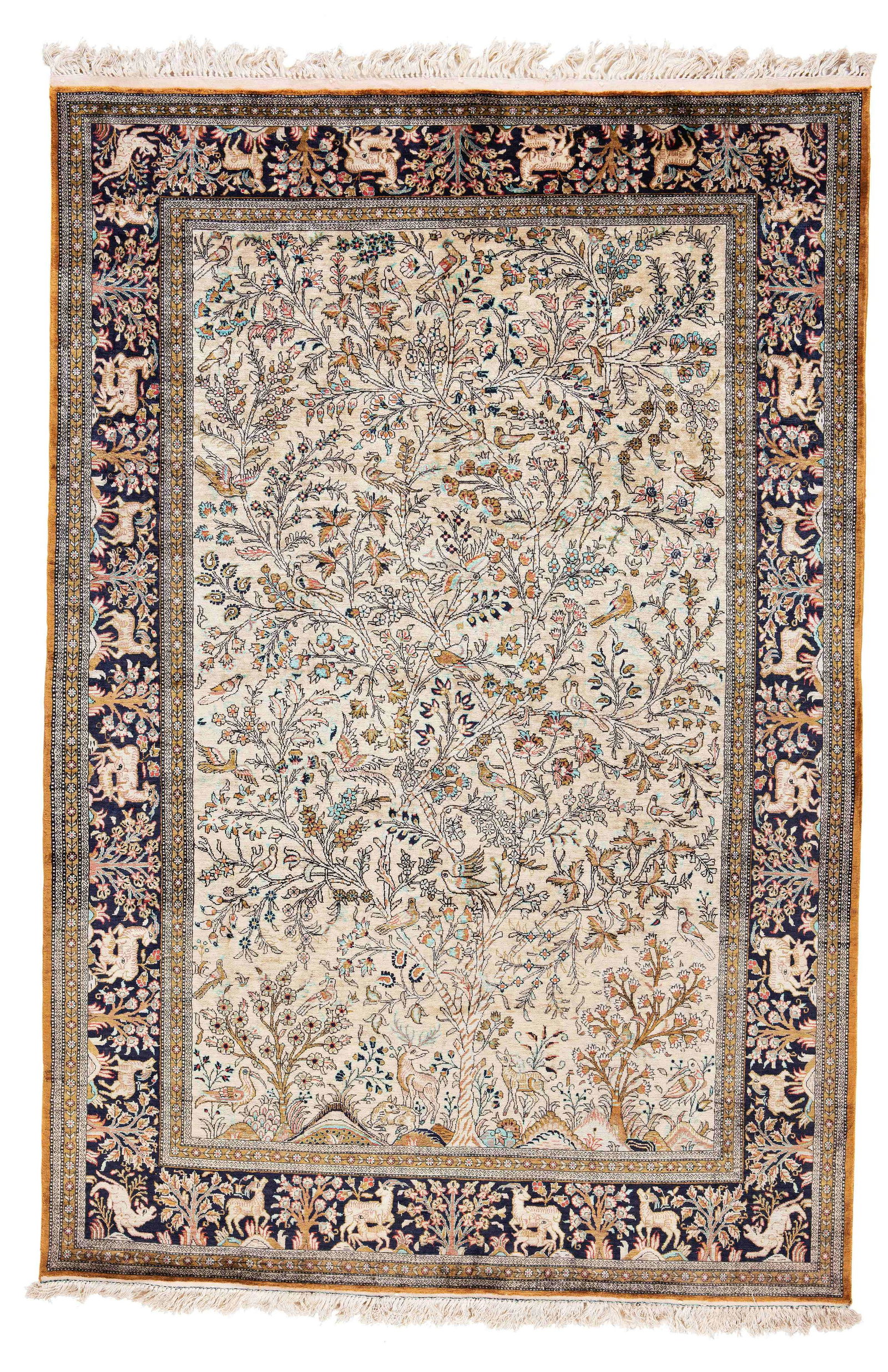 Silk Ghom Rug (1 of 2)