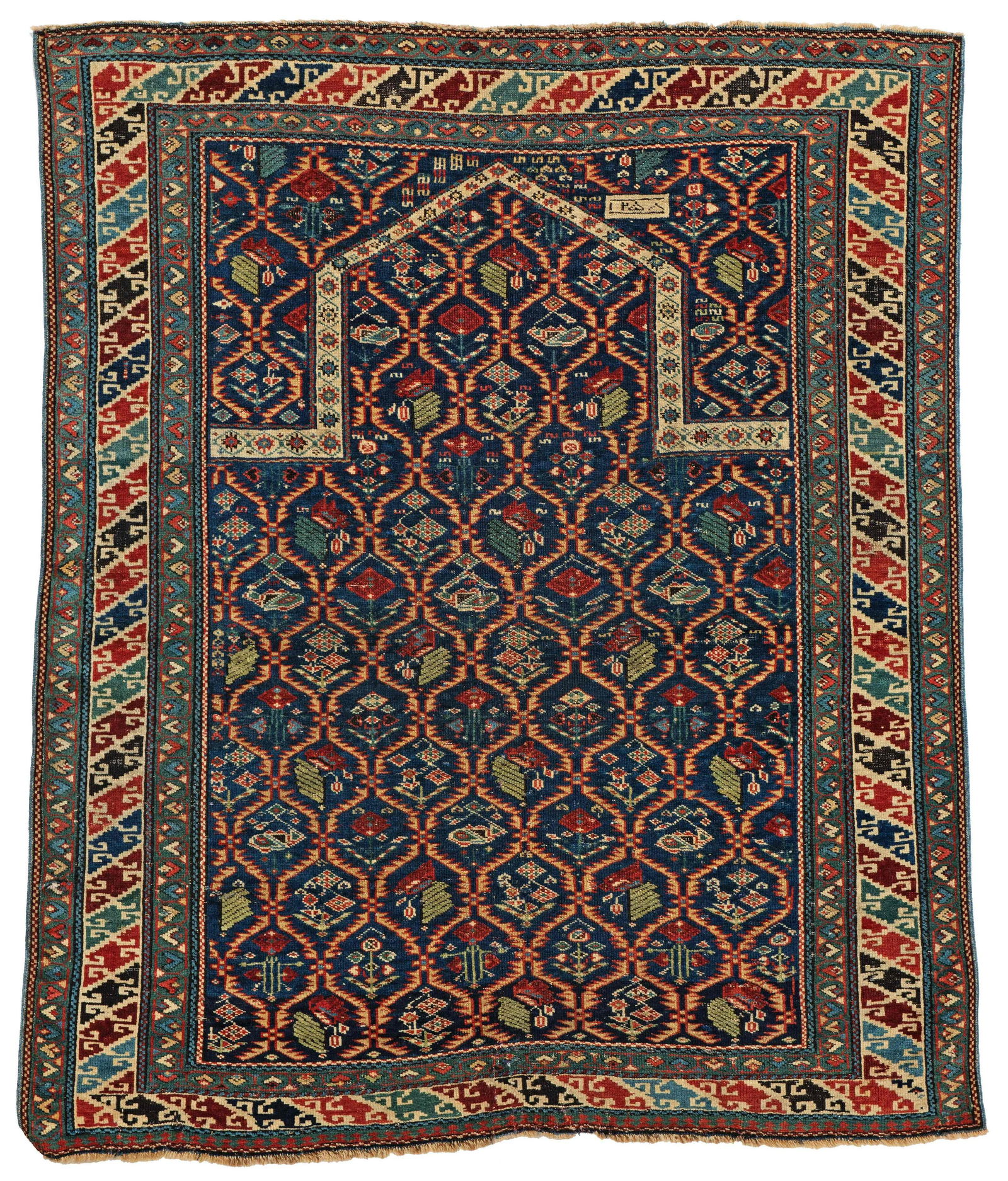 Early Kuba Prayer Rug (1 of 5)