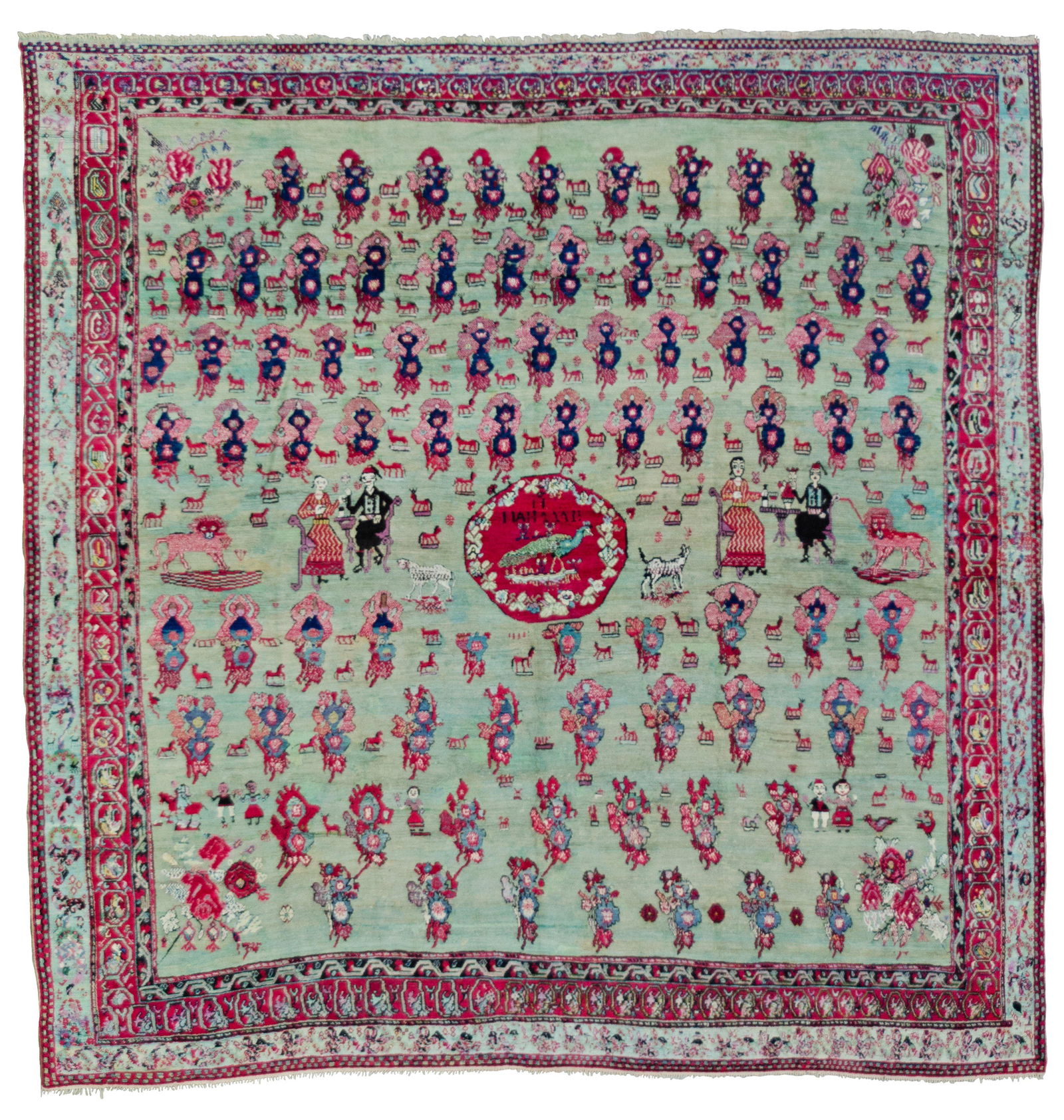 Exceptional dated Kula Wedding Carpet with Inscriptions (1 of 11)