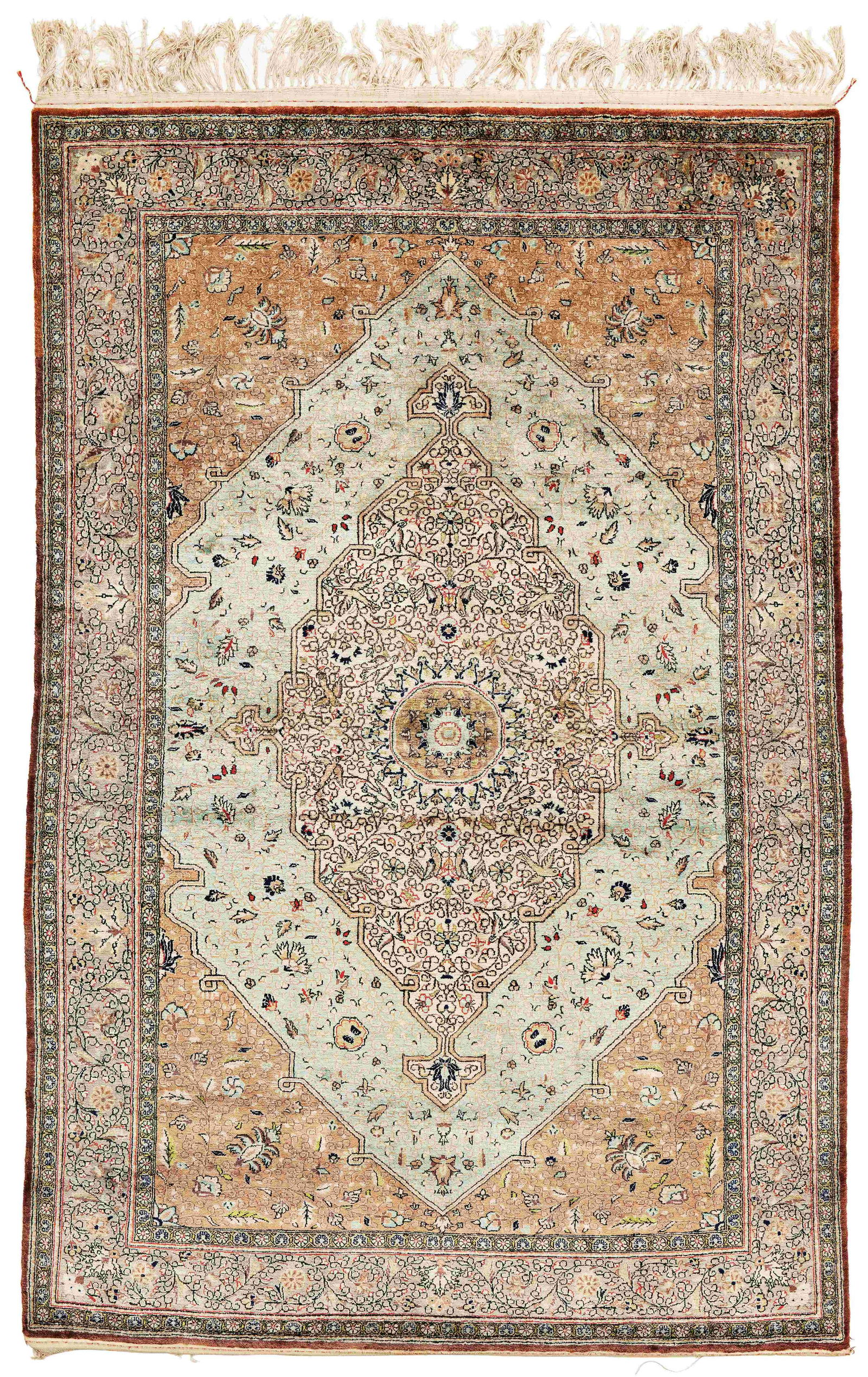 Silk Ghom Rug (1 of 2)