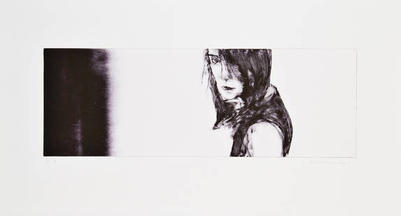 MARTIN SCHNUR: MARTIN SCHNUR (1964 VORAU) aus der Serie (12 Exemplare) PLACING SHADOWS, 2002 Heliogravur auf Bütten, Plattengröße: 18,4 x 53 cm Blattgröße: 37 x 68 cm, ungerahmt Signatur