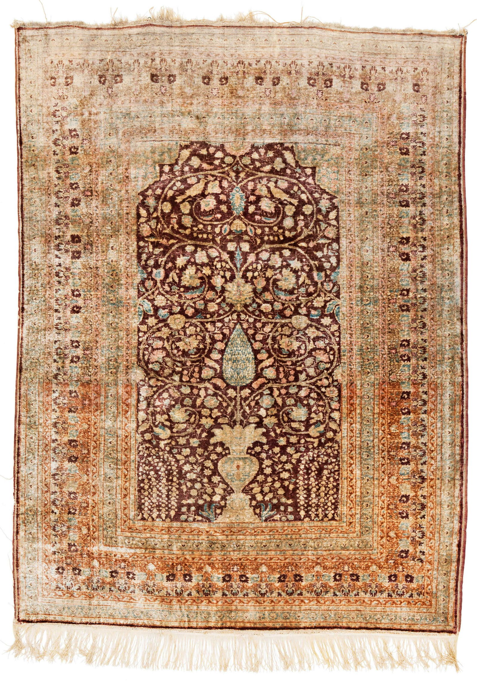 Silk Tabriz Rug (1 of 2)