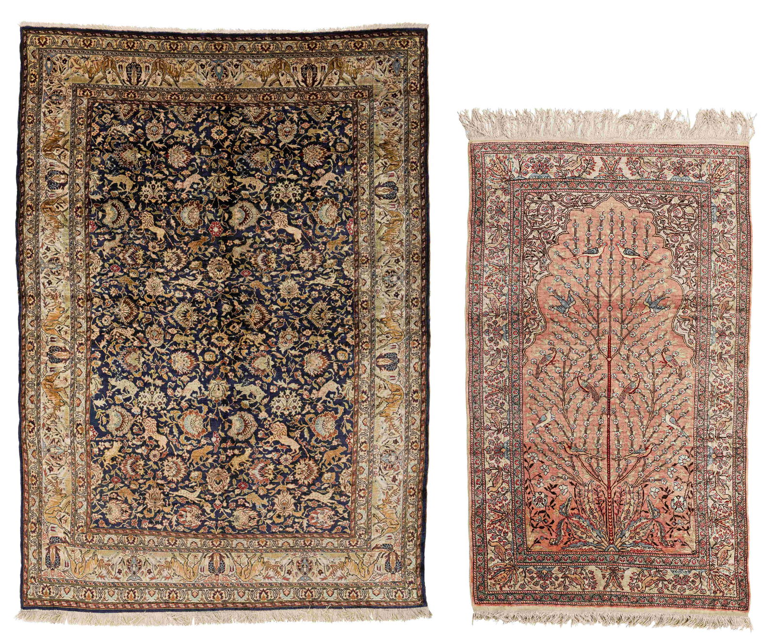 Two Silk Kayseri Rugs (1 of 2)