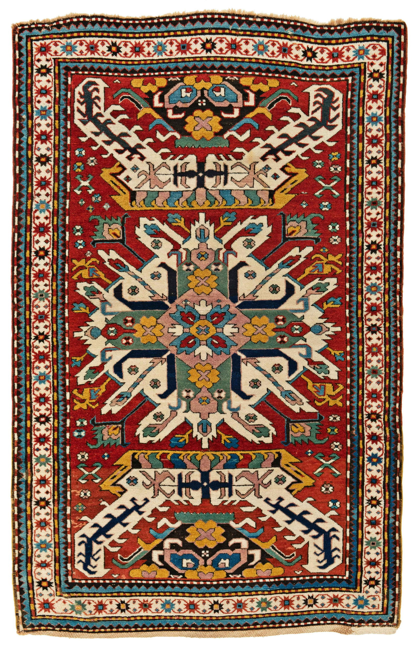Sunburst Eagle Kazak (Chelaberd) Rug (1 of 2)