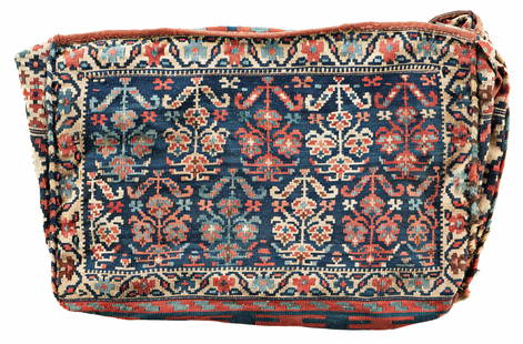 Complete Shahsavan Kilim Mafrash: Complete Shahsavan Kilim Mafrash 97 x 61 x 46 cm (3' 2" x 2' x 1' 6") Azerbaijan, ca. 1900 Condition: very good, slight signs of use Published: "Shahsavan", Parviz Tanavoli, 1985, plate 121 Warp: wool