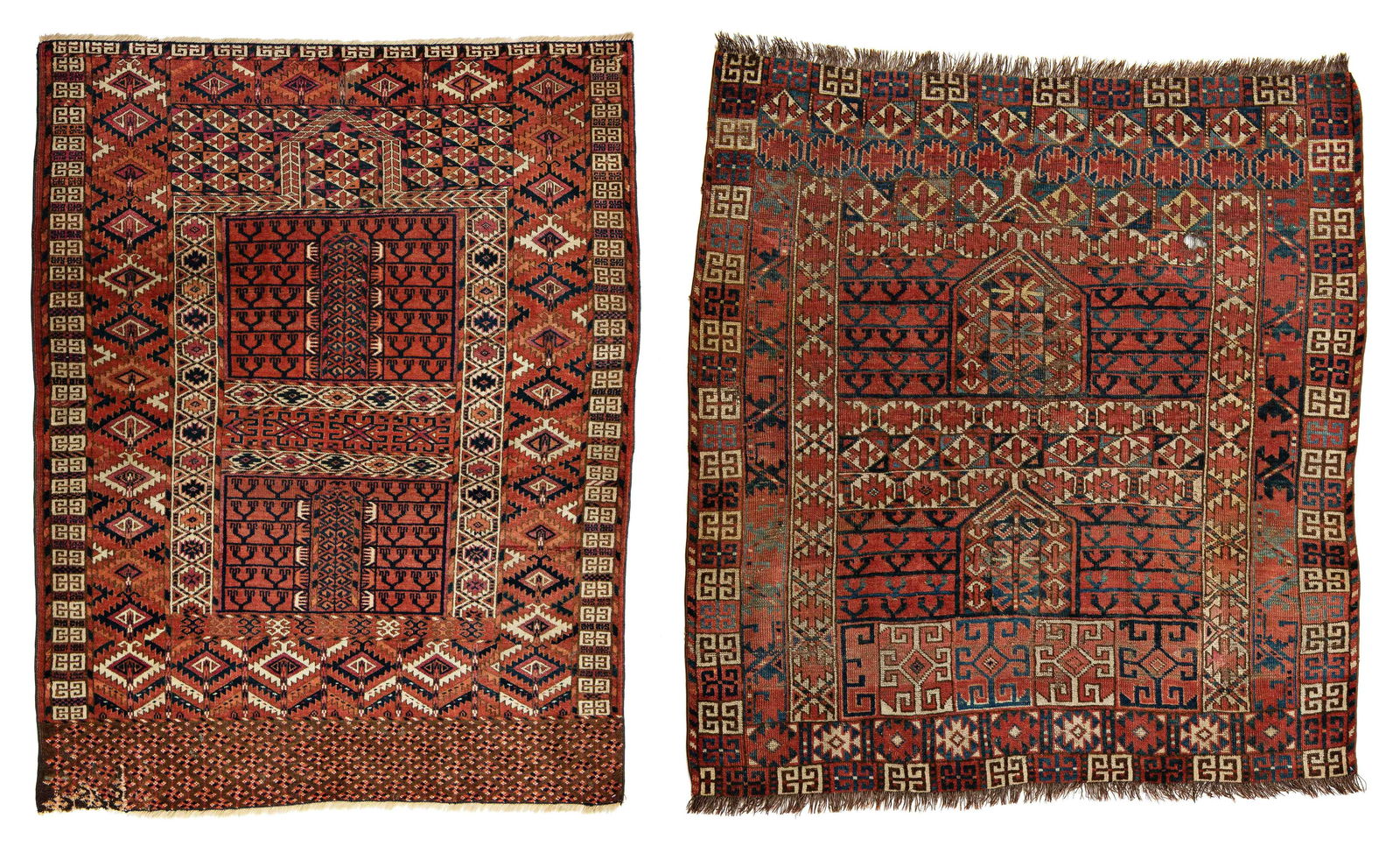 One early Ersari Ensi and one Tekke Ensi Rug (1 of 6)