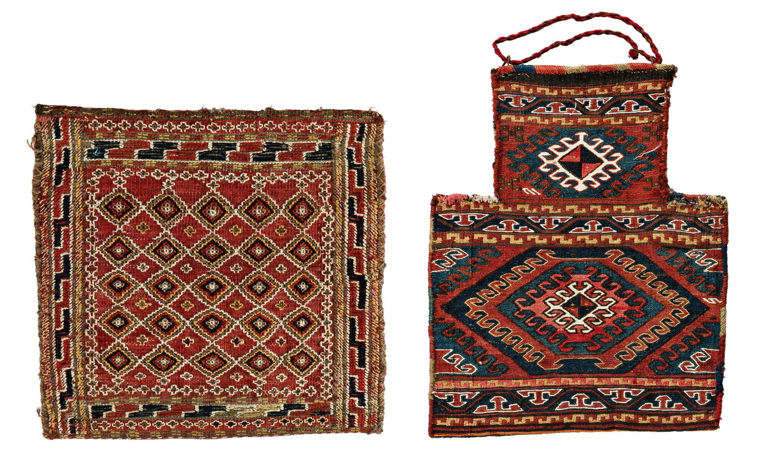 One Shahsavan Soumak Namakdan and one Lori Kilim Bag (1 of 4)