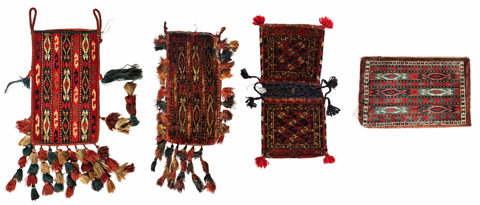 Two Turkmen Igsalyk, one Yomut Khordjin and one Yomut Mafrash (1 of 2)