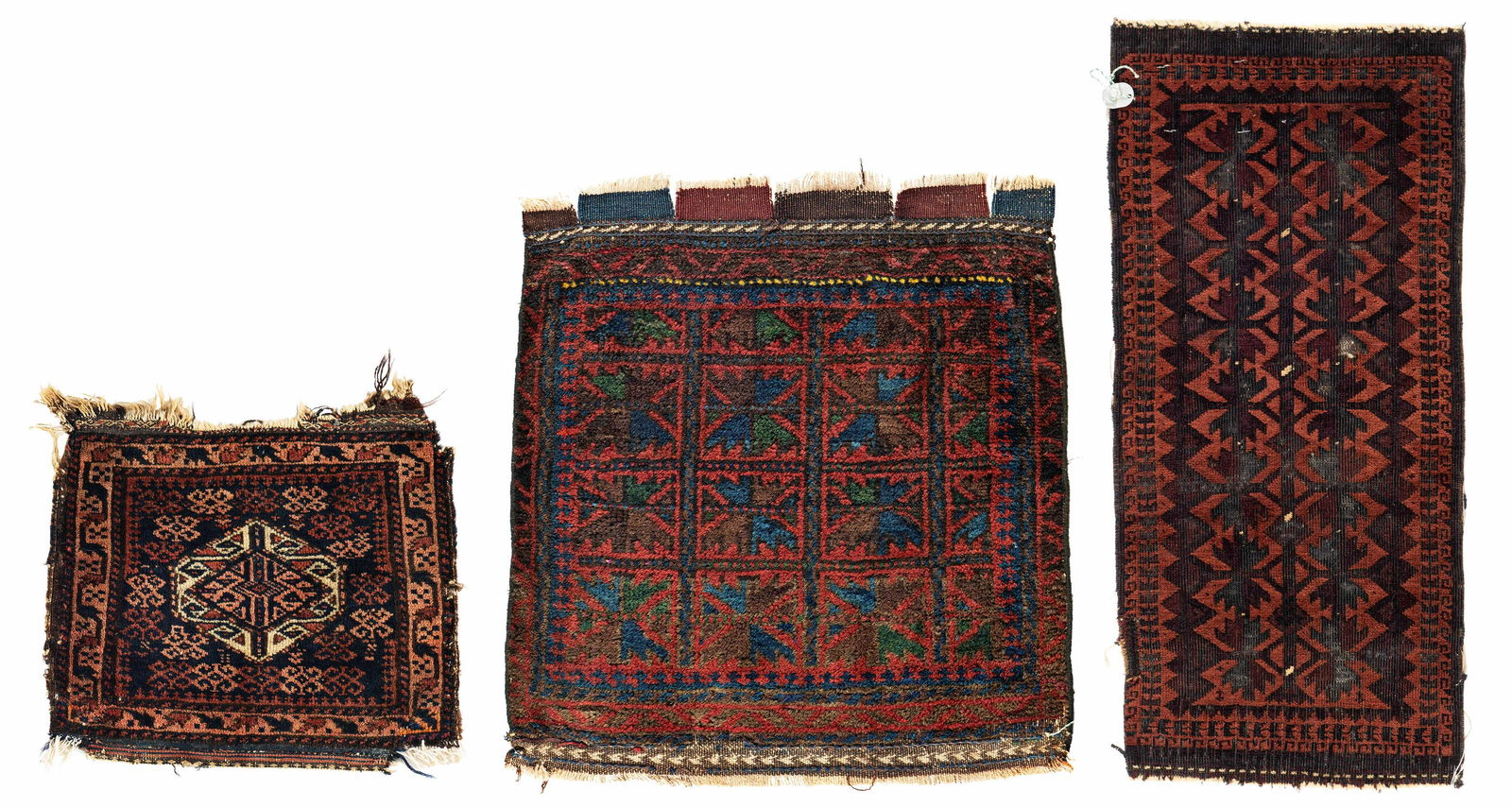 Two Baluch Bag Faces and one Baluch Balisht (1 of 2)
