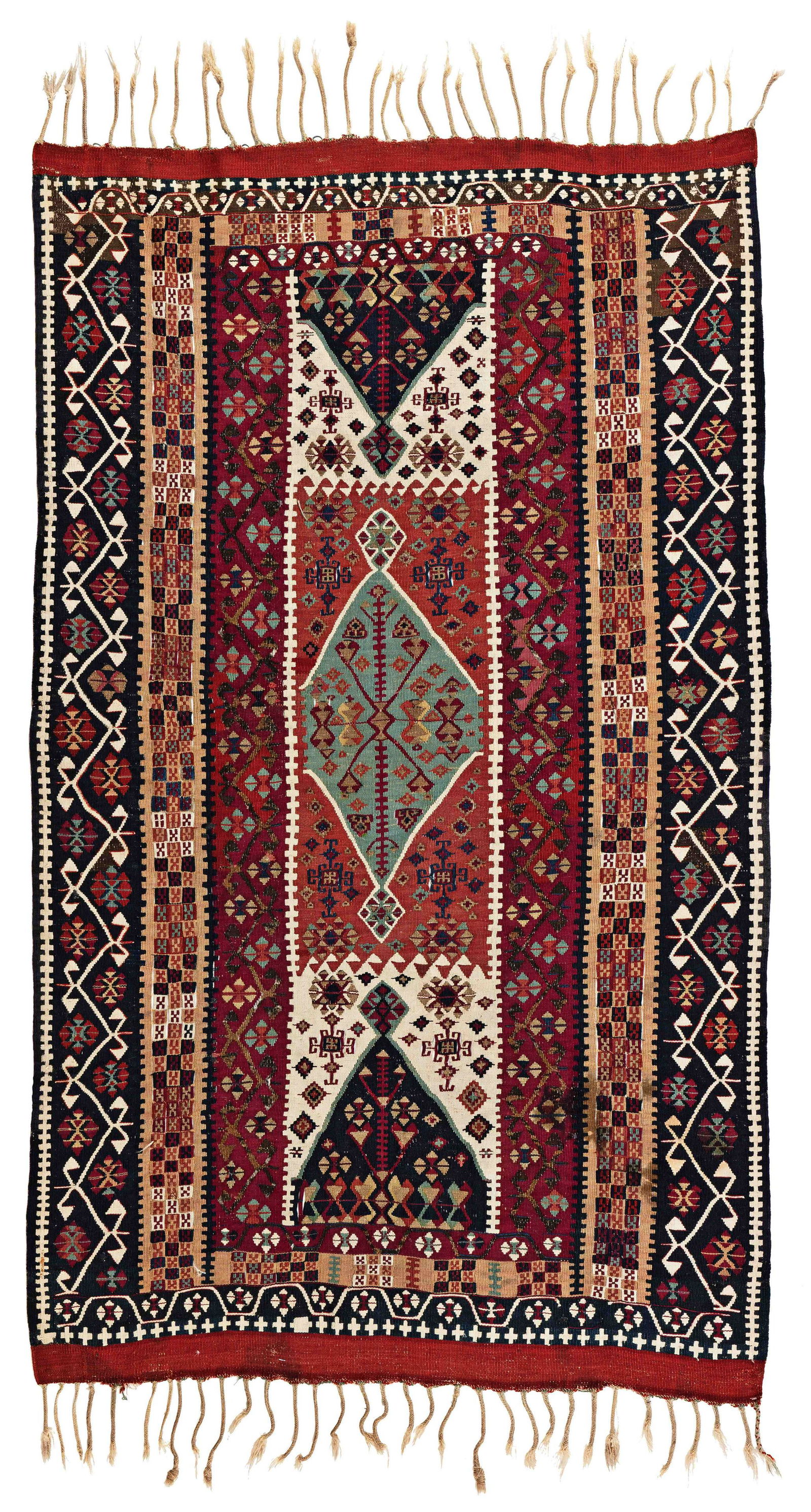 Fine Erzurum Kilim with metal brocade (1 of 5)