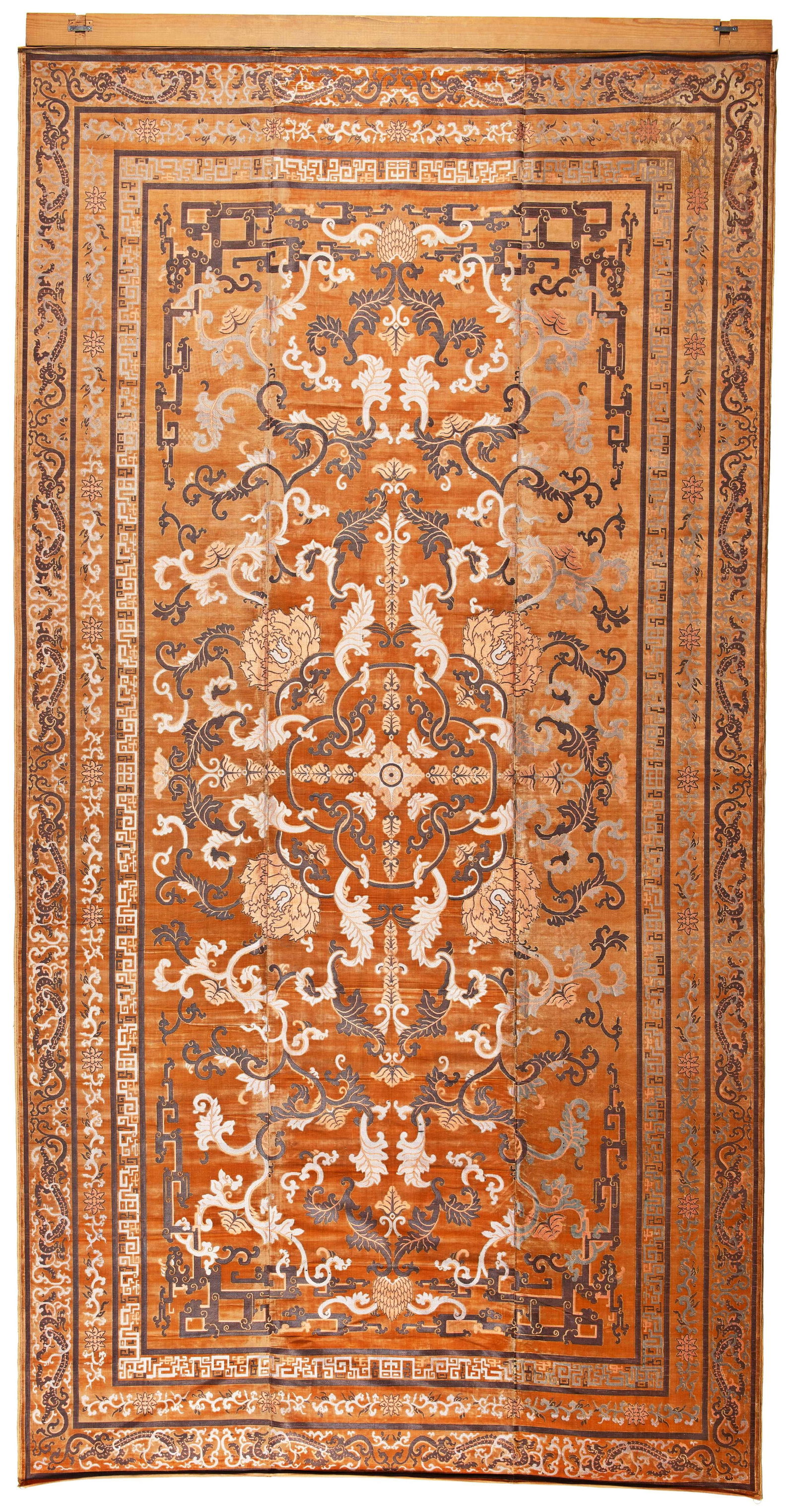 Large Imperial Silk Velvet with metal brocade (Kang) (1 of 6)