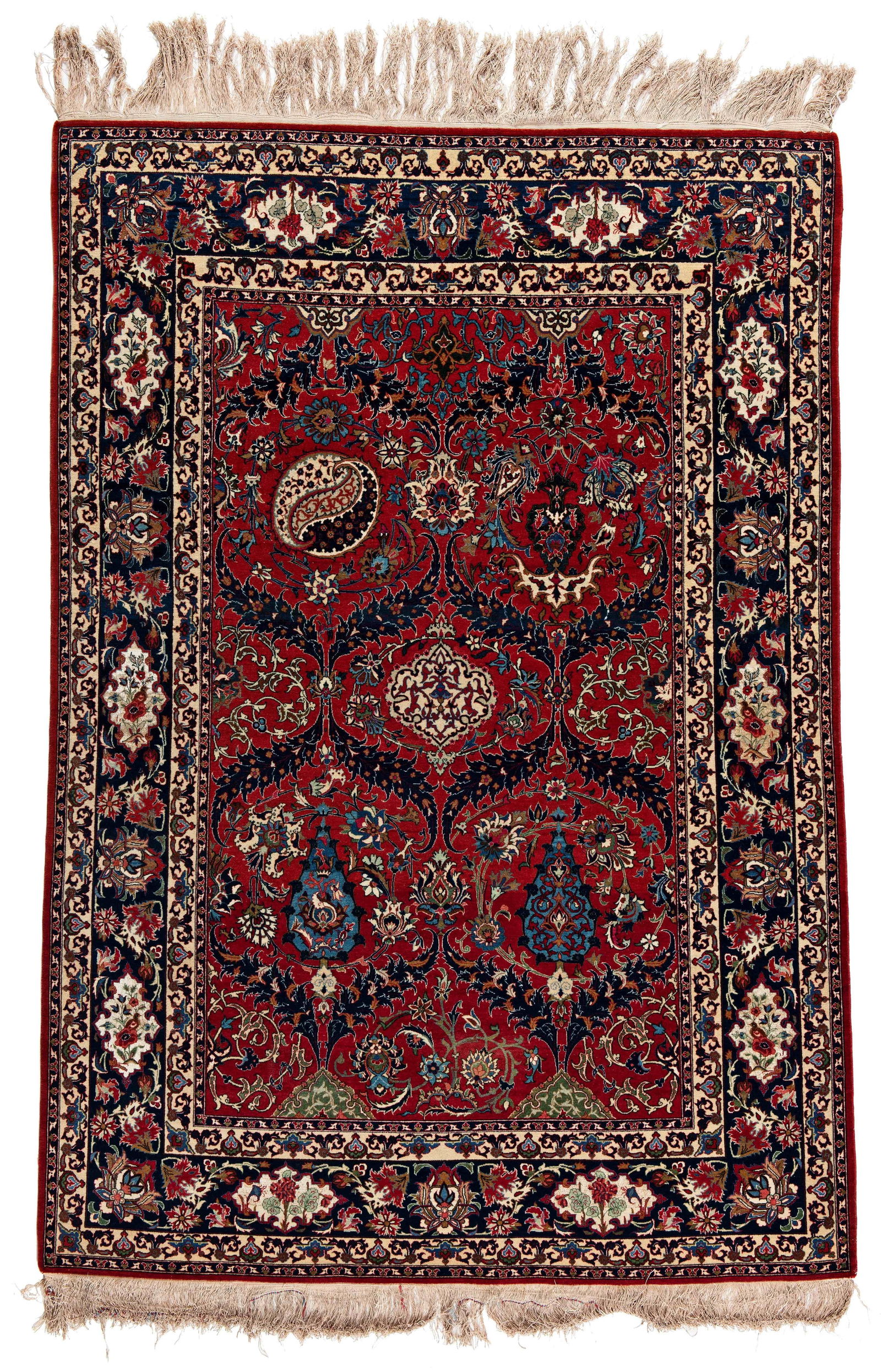 Fine Isfahan Rug with Silk (1 of 6)