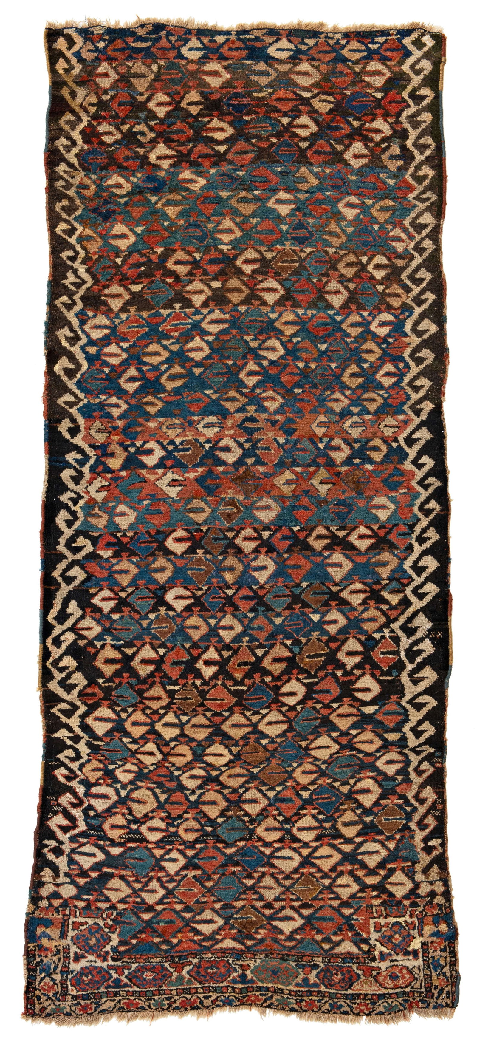 Unusual Northwest Persian Kurdish Rug (Saujbulag?) (1 of 6)