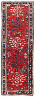 Tree Kazak Rug: Tree Kazak 373 x 130 cm Caucasus, dated 1296 (1878) Condition: very good, scattered low pile, partially corroded dark brown, minor small repairs Warp: wool, weft: wool, pile: wool