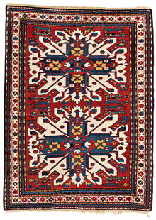 Eagle Kazak (Chelaberd) Rug: Eagle Kazak (Chelaberd) 203 x 151 cm Armenia, late 19th century Condition: excellent Warp: wool, weft: wool, pile: wool