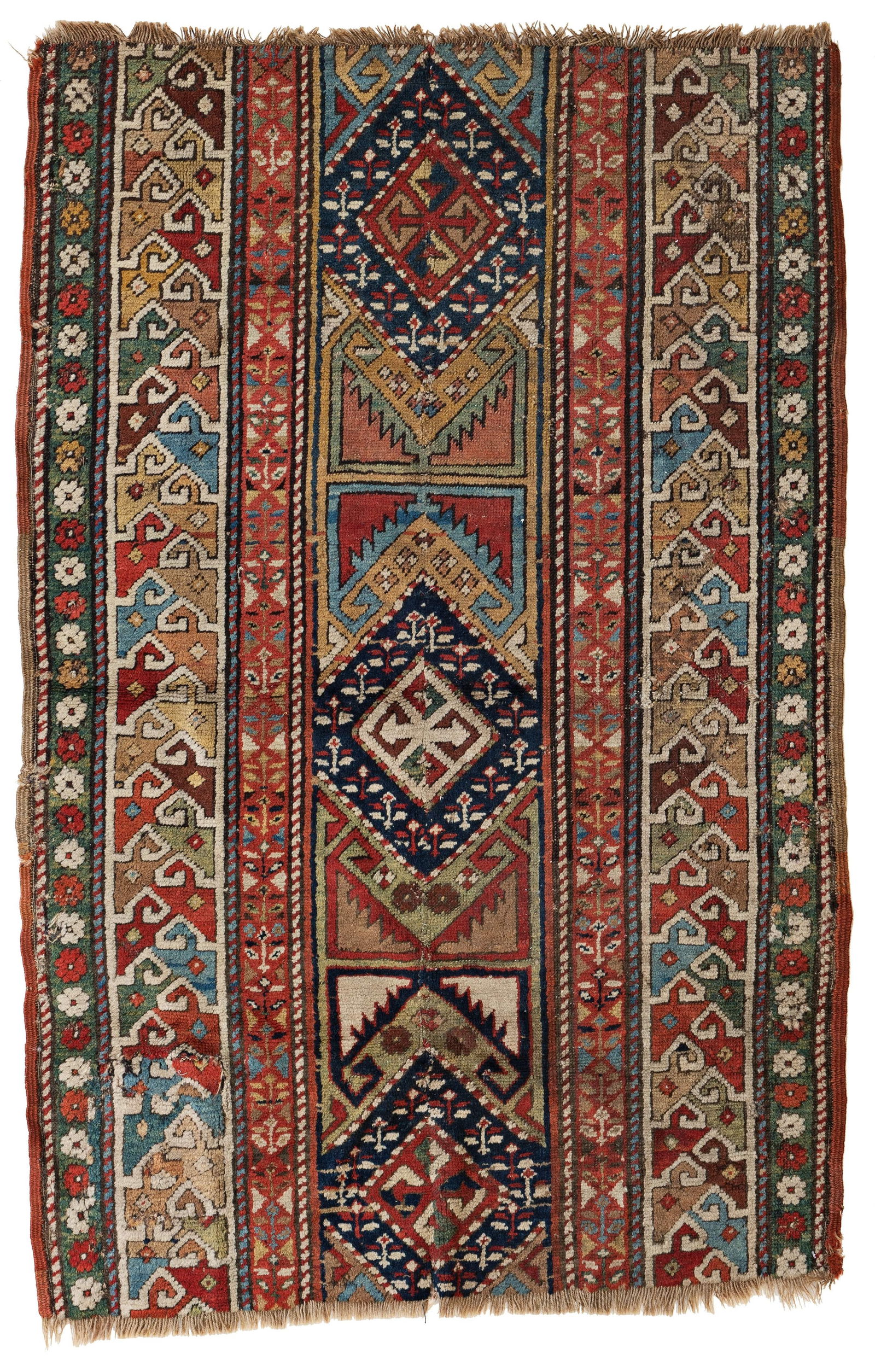 Shulaver Kazak Rug Fragment (1 of 6)