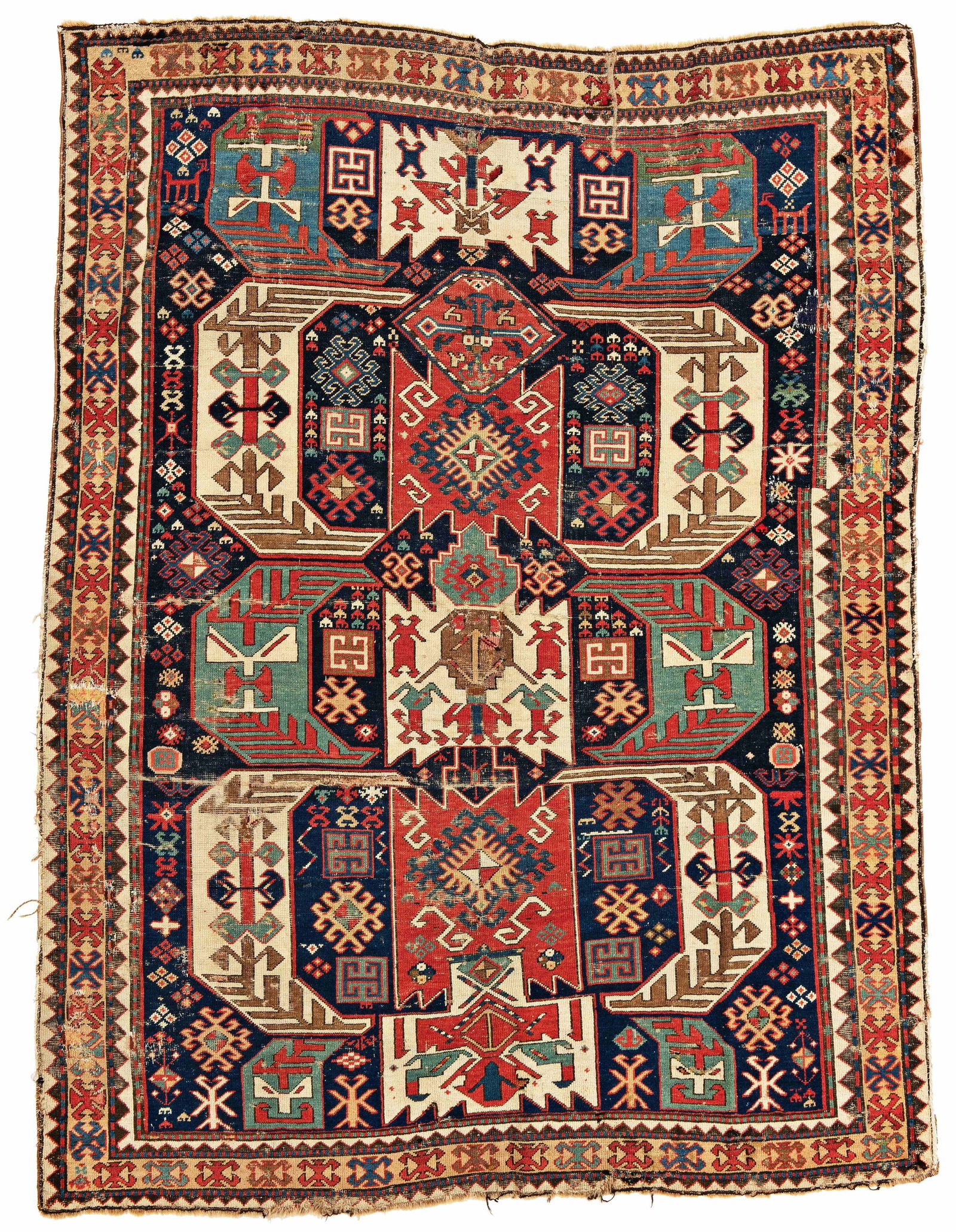 Early Kasim Ushak Kazak Rug (1 of 6)