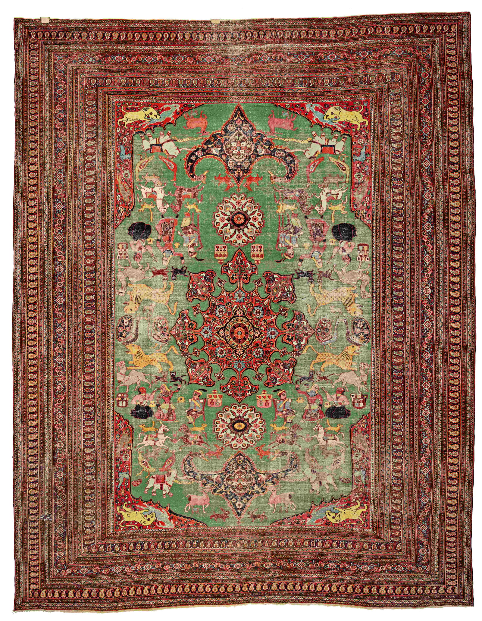 Large Unusual Doroksh Pictorial Carpet (1 of 6)