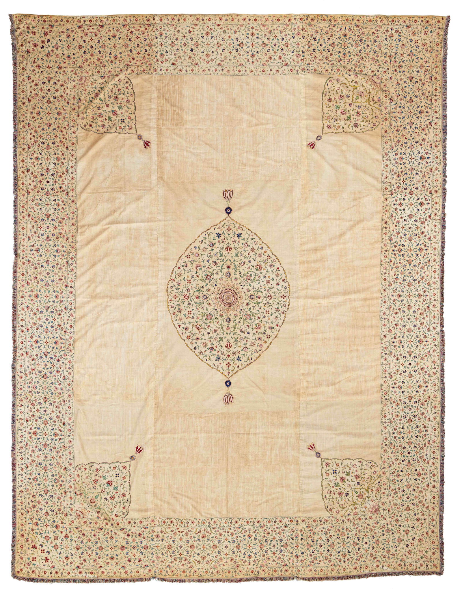 Fine Indian Mughal "Summer Carpet" (1 of 6)