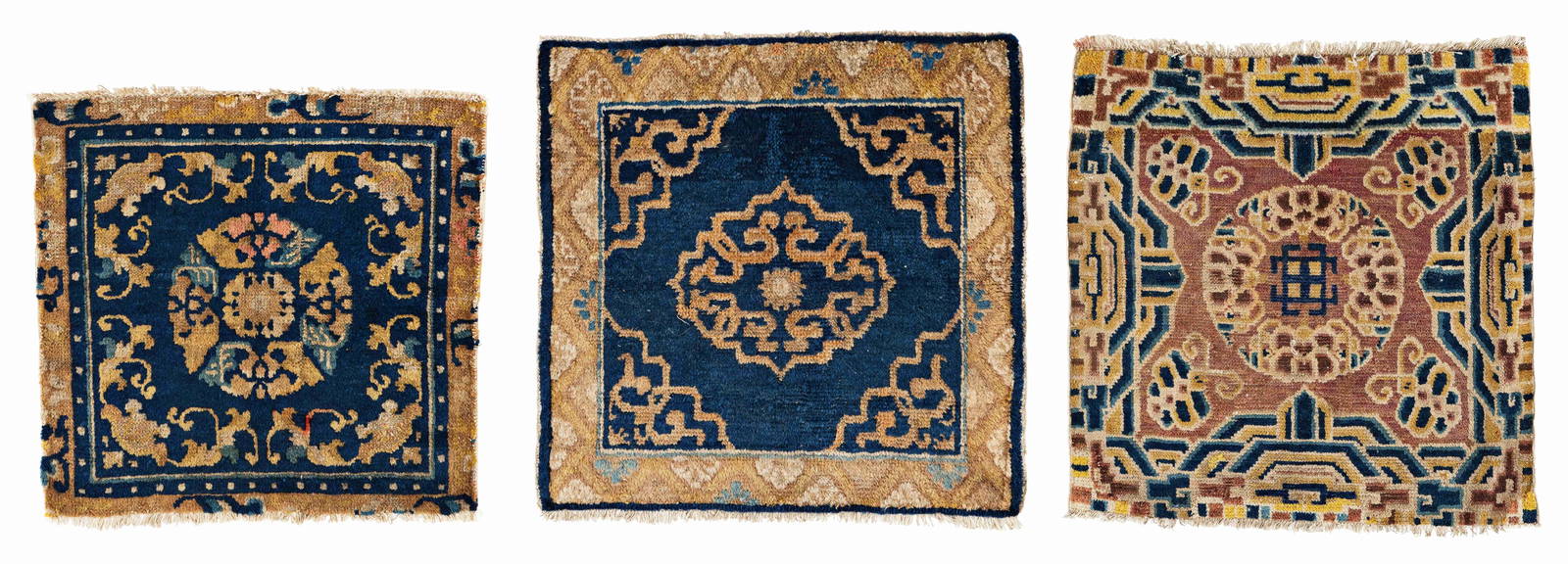 Three Ning Xia Sitting Rugs