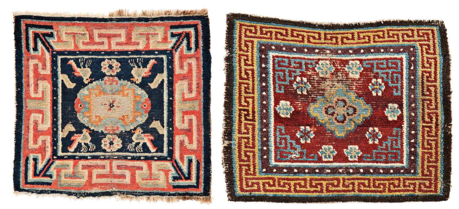 Two Tibet Sitting Rugs
