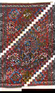 Kasim Ushak Soumak: 211 x 126 cm (6' 11" x 4' 2") Armenia, late 19th century Condition: good, several small old repairs, slight signs of use Warp: wool, weft: wool