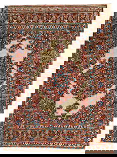 Tabriz Rug: 165 x 120 cm (5' 5" x 3' 11") Persia, ca. 1920 Condition: very good, good pile, minor signs of use Warp: cotton, weft: cotton, pile: wool