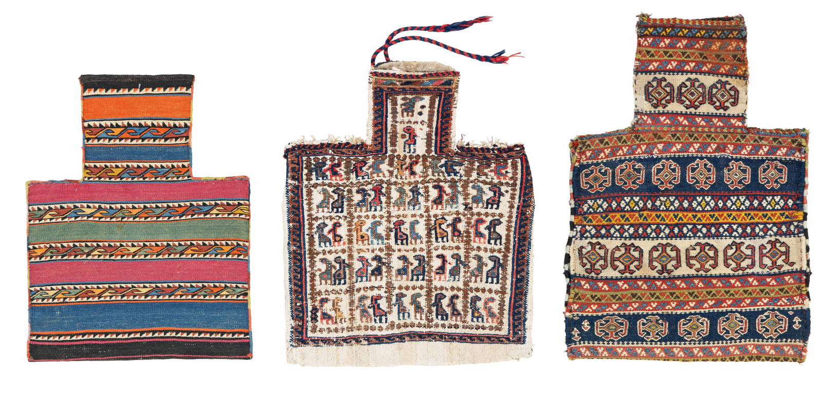 Three Persian Kilim Namakdan