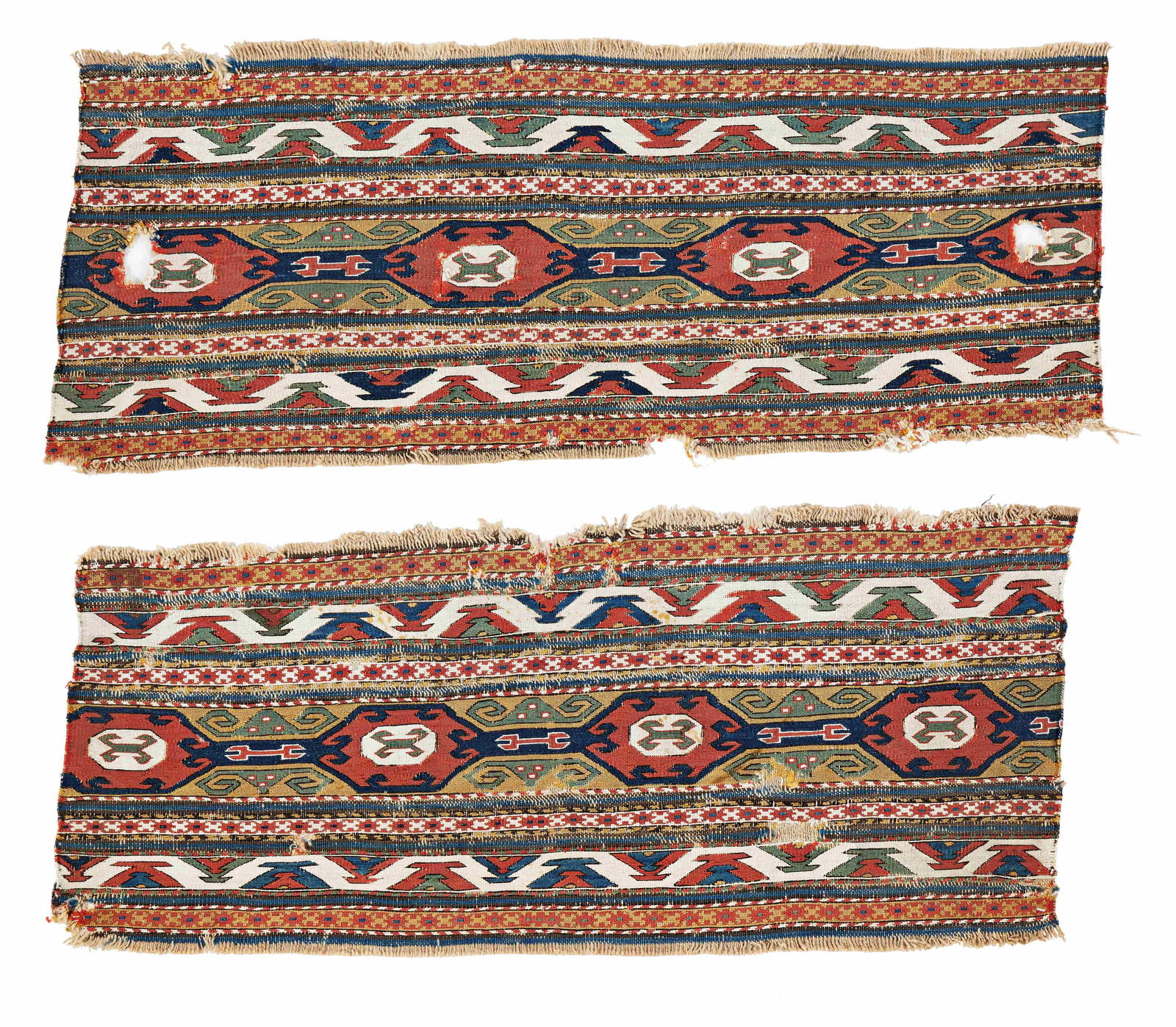 Two Shahsavan Soumak Panels