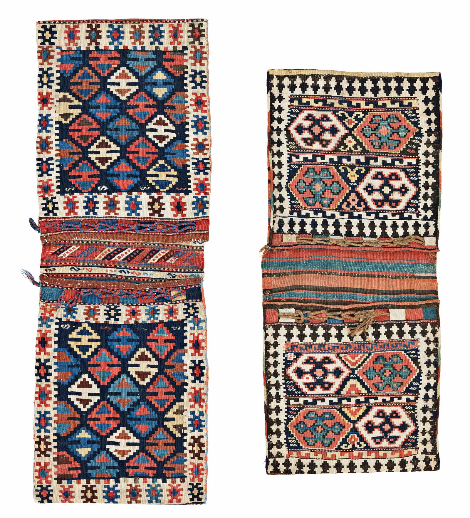 Two Shahsavan Kilim Khordjins (1 of 3)