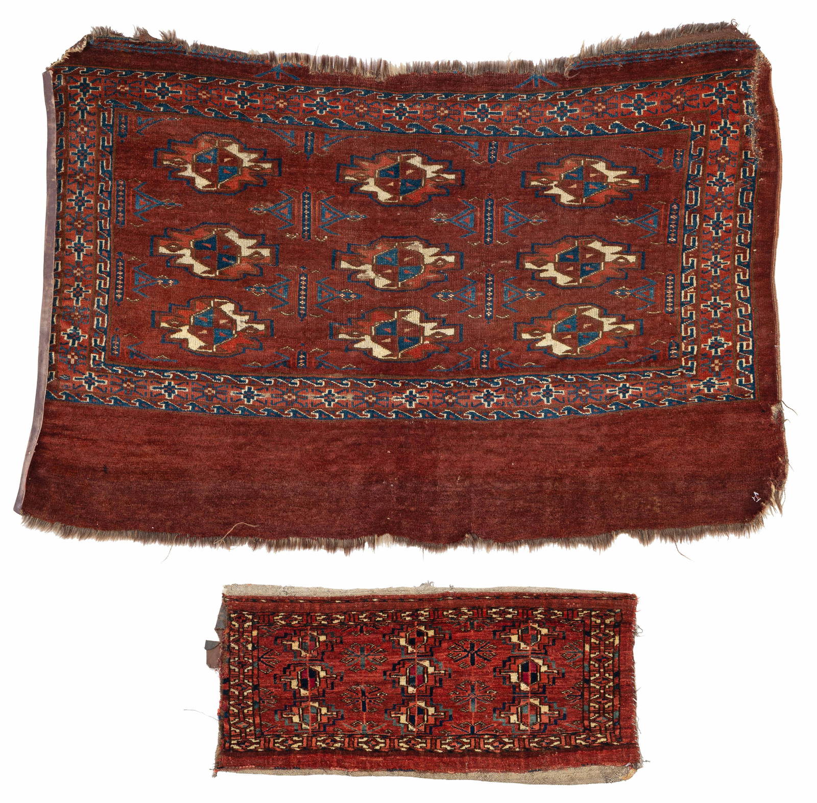 A Yomut Chuval and a Tekke Mafrash