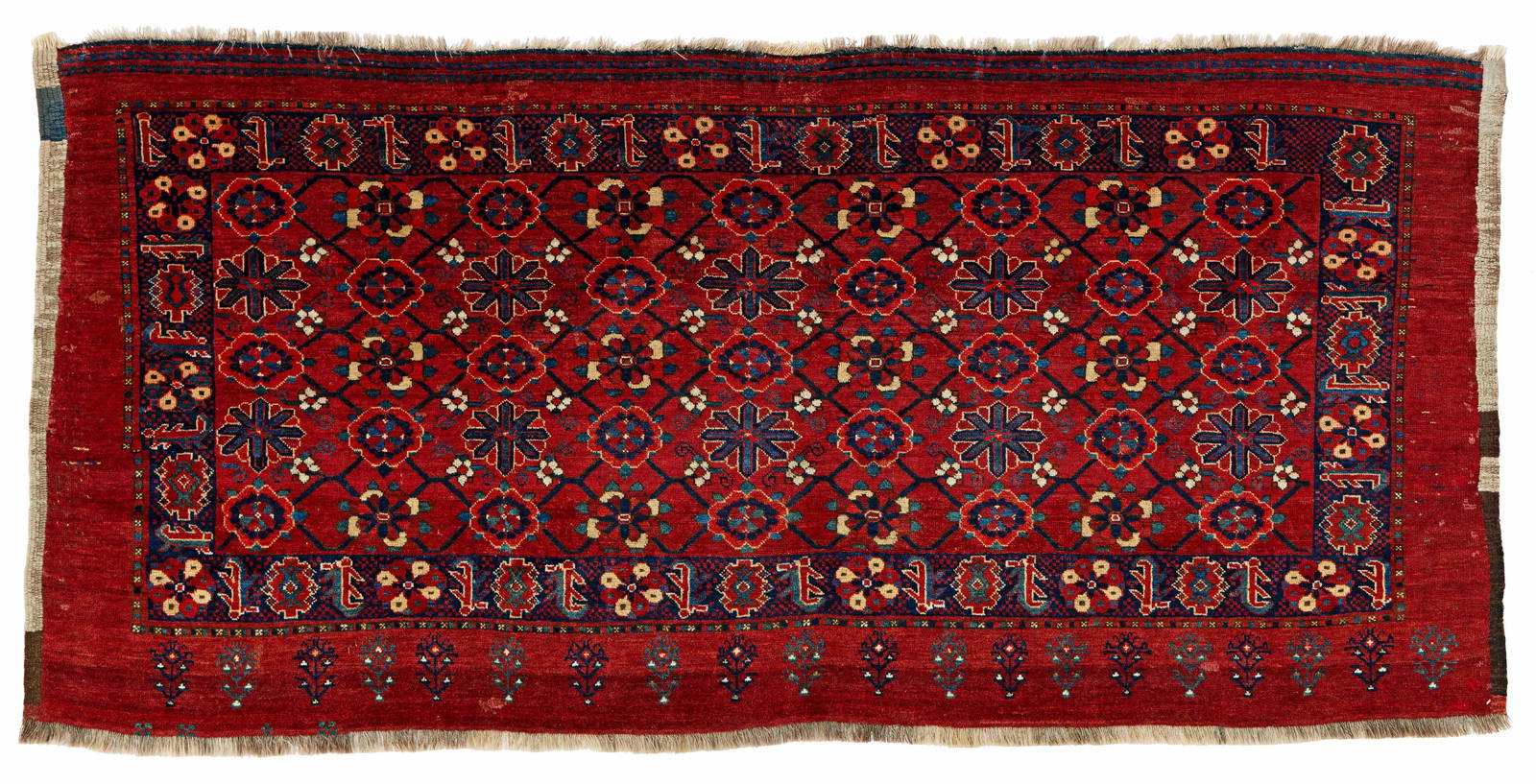 Large Ersari Chuval Rug
