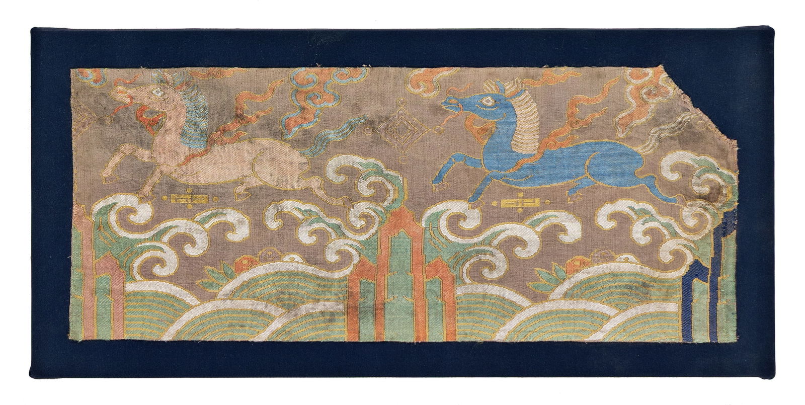 Early Chinese Silk Textile Fragment (1 of 3)