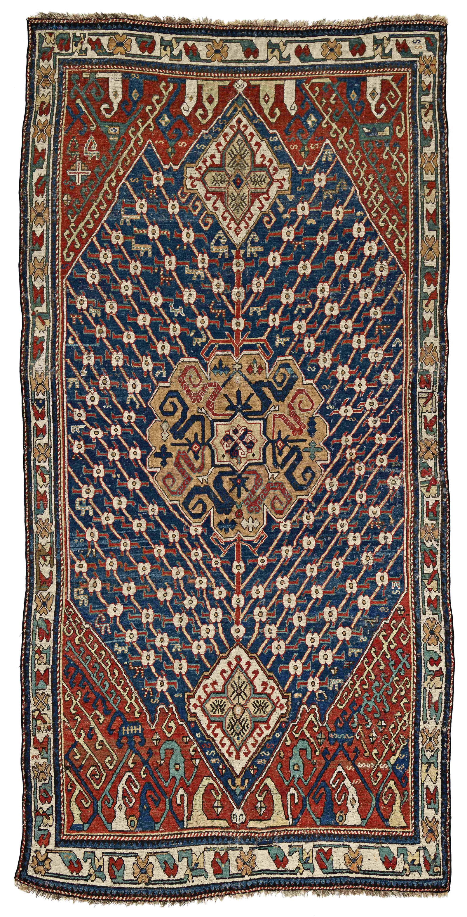 Transcaucasian "Golden Triangle" Carpet (1 of 5)