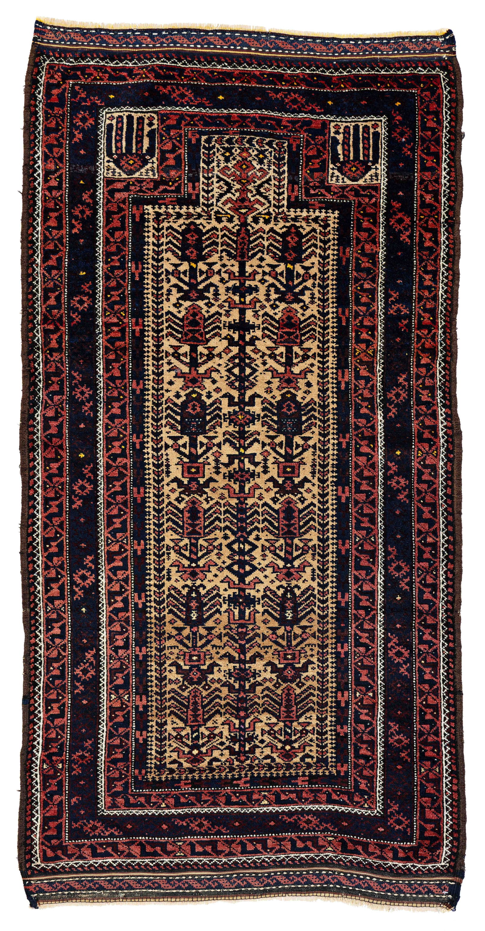 Small fine Baluch Prayer Rug (1 of 5)
