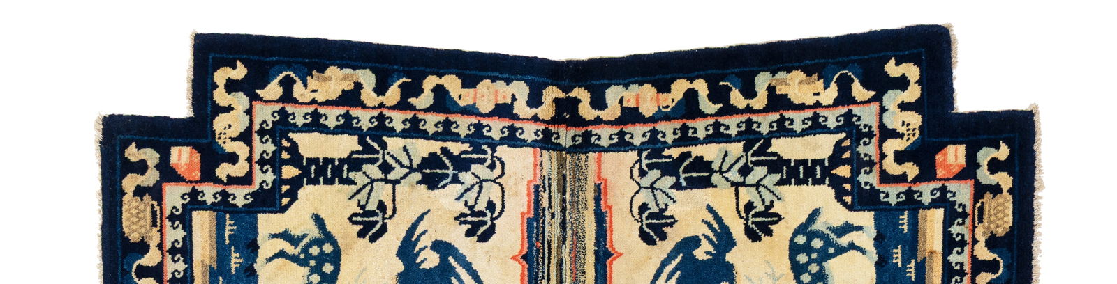 Two Peking Saddle Covers - 5