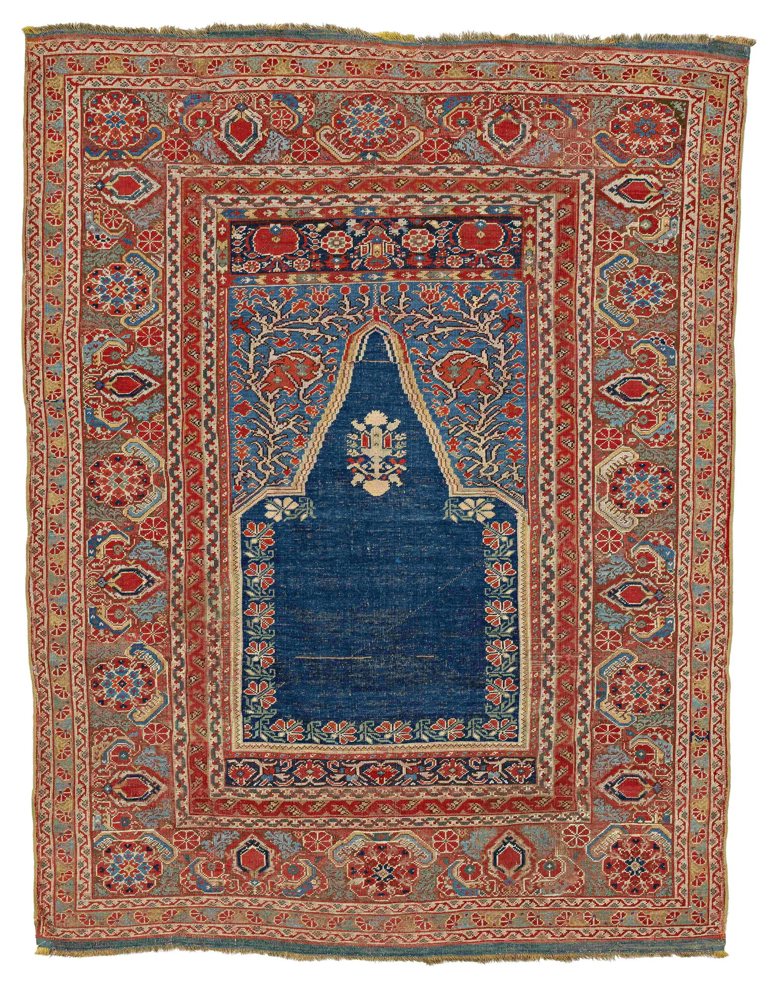 Early Ghiordes Prayer Rug (1 of 6)