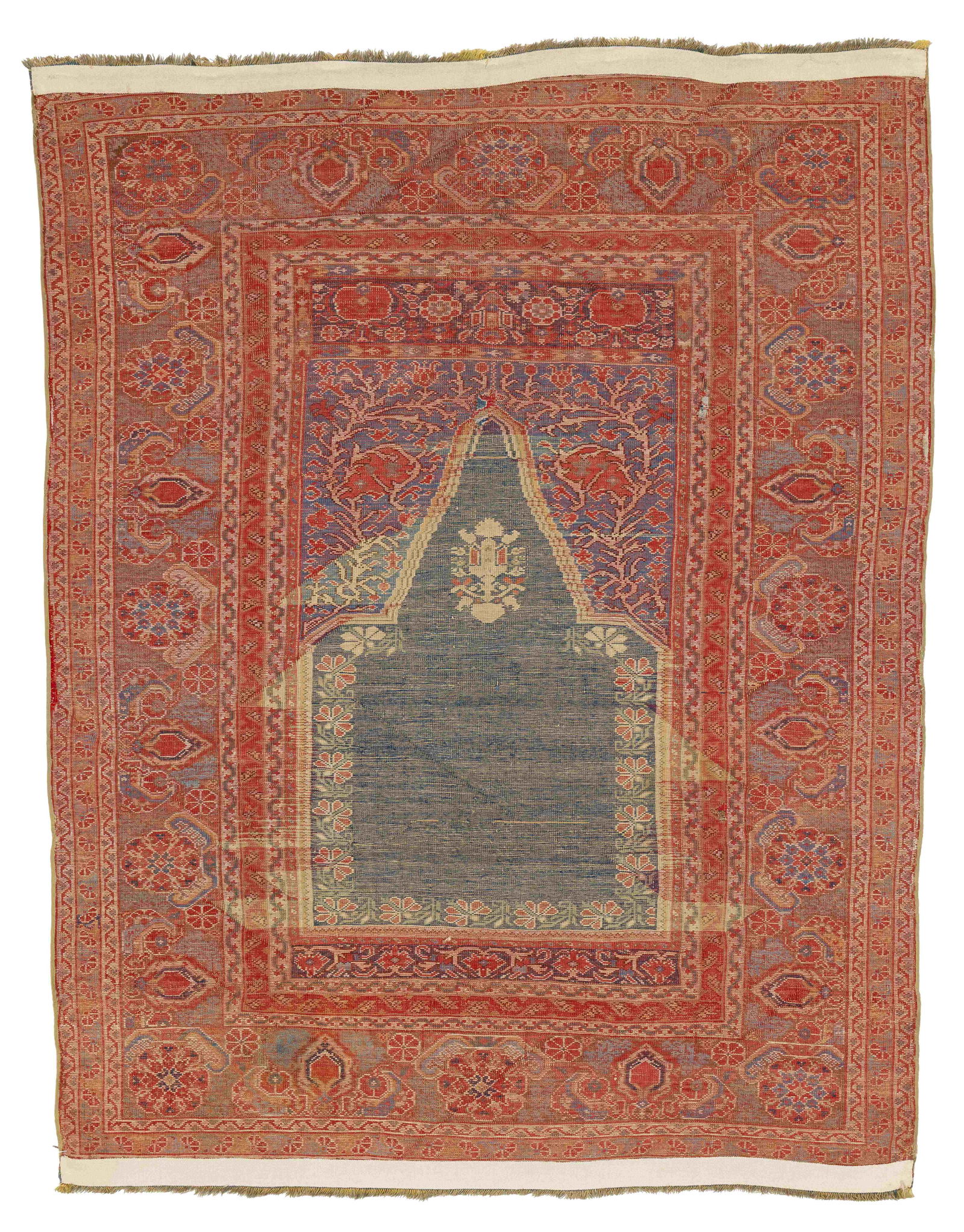Early Ghiordes Prayer Rug - 2