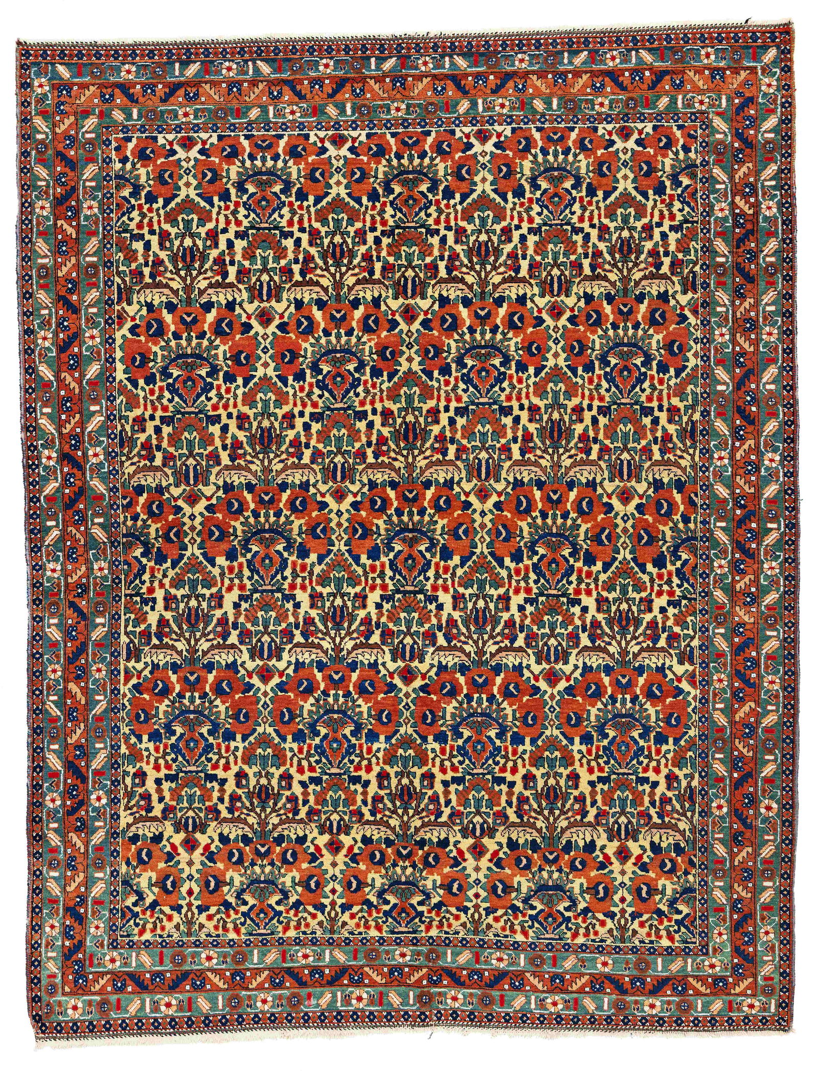 Afshar Rug: Afshar 191 x 147 cm (6' 3" x 4' 10") Persia, ca. 1930 Condition: very good, mostly good pile, slight signs of use Warp: cotton, weft: cotton, pile: wool