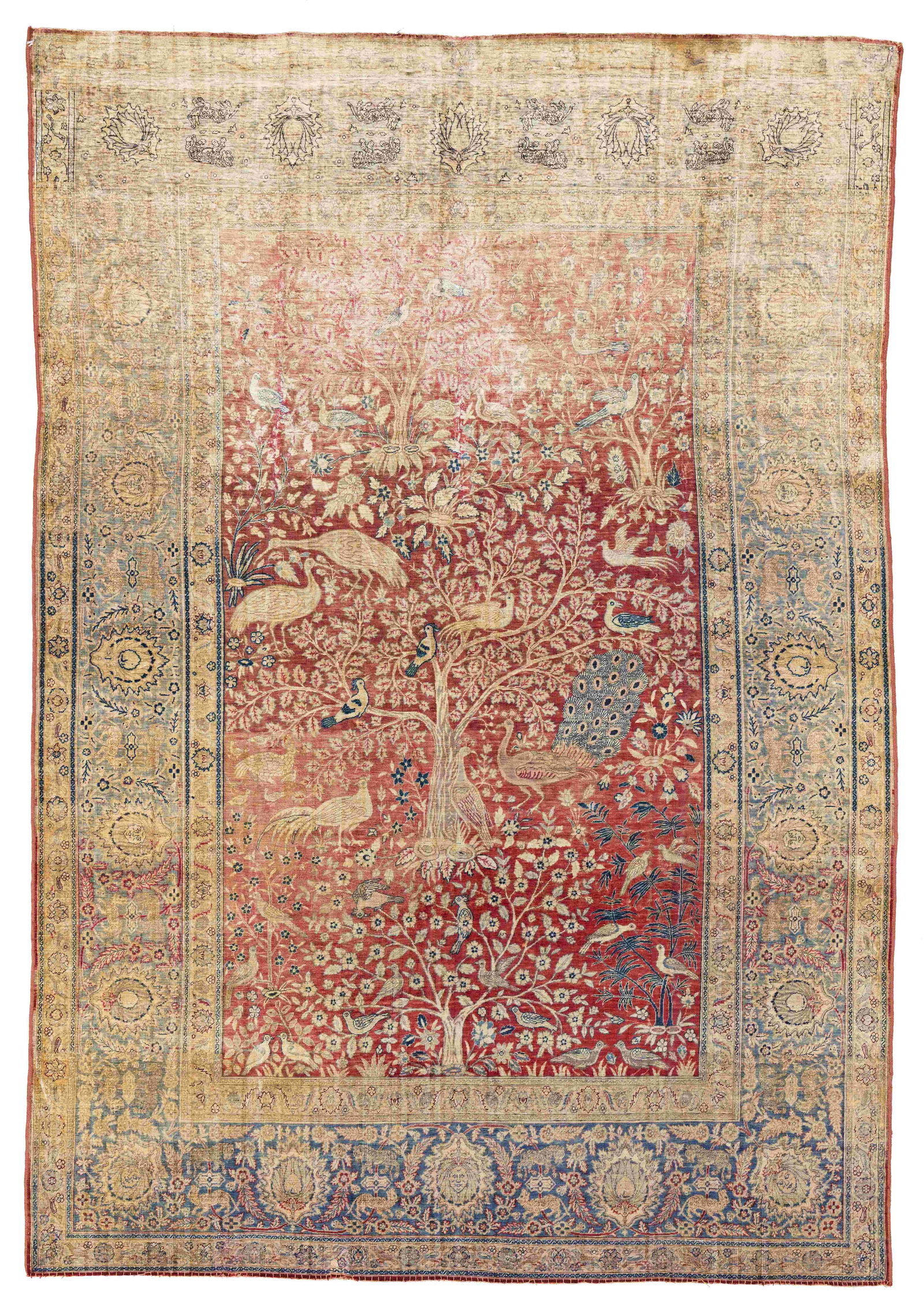 Fine Silk Kum Kapu ? Pictorial Rug (1 of 6)