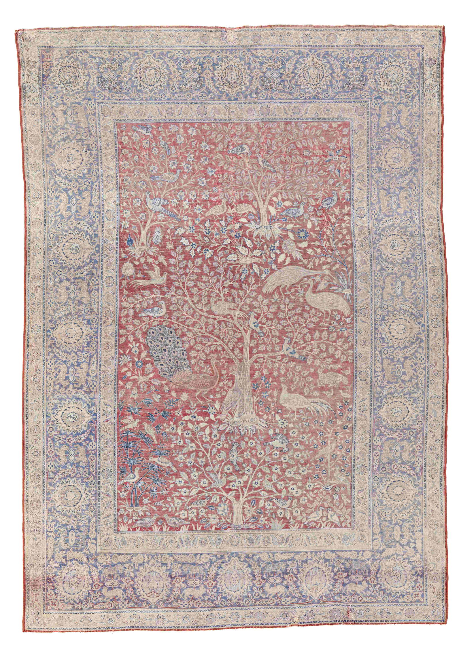 Fine Silk Kum Kapu ? Pictorial Rug - 2