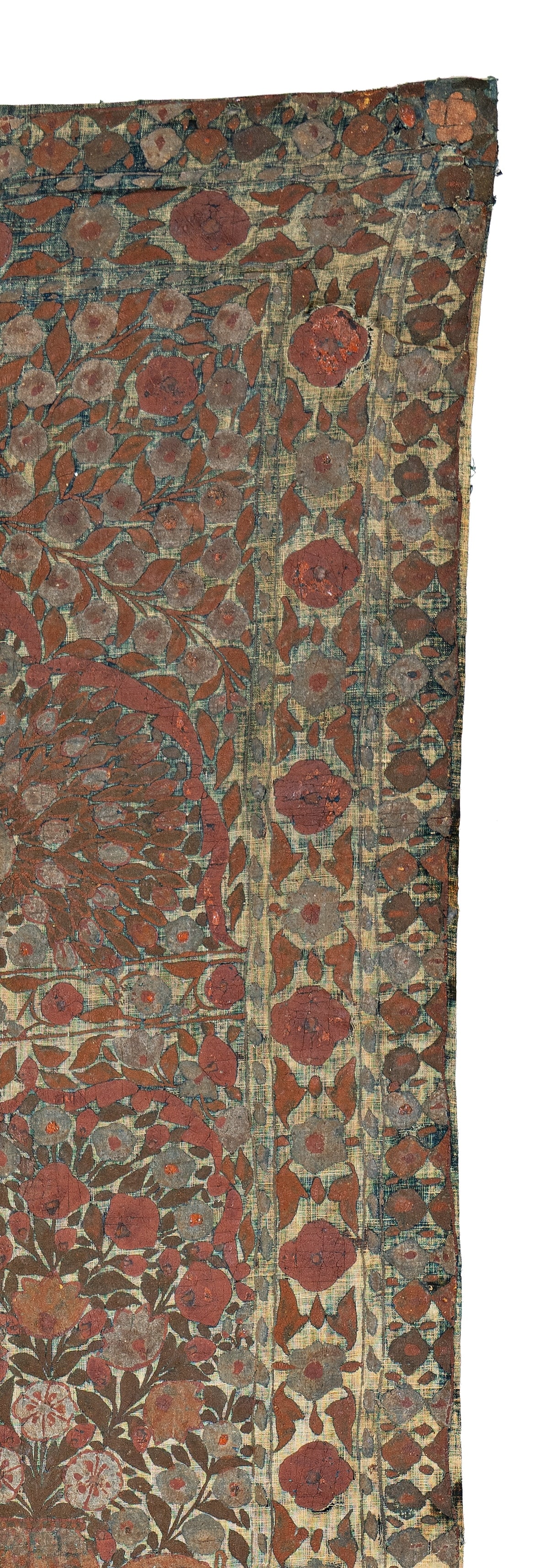 Indian Textile painted with paste - 5